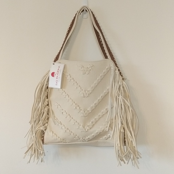 Big Buddha Handbags - 👜Big Buddha bone colored fringe tote purse👜